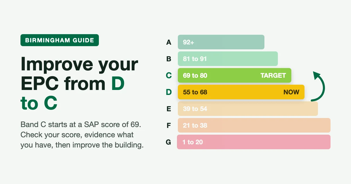 How to Improve Your EPC Rating from D to C: Birmingham Guide